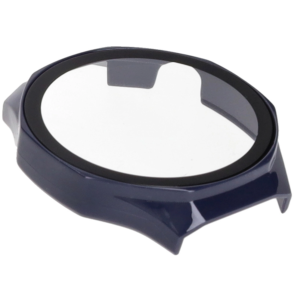 Nakładka na tarczę Bizon ze szkłem do Huawei Watch GT5 Pro 46mm Niebieski