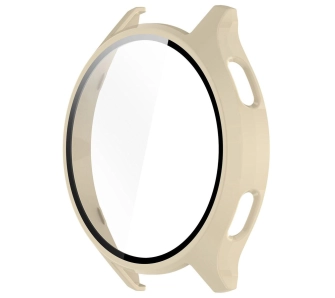 Nakładka na tarczę Bizon ze szkłem do Xiaomi Watch 2 Beżowy