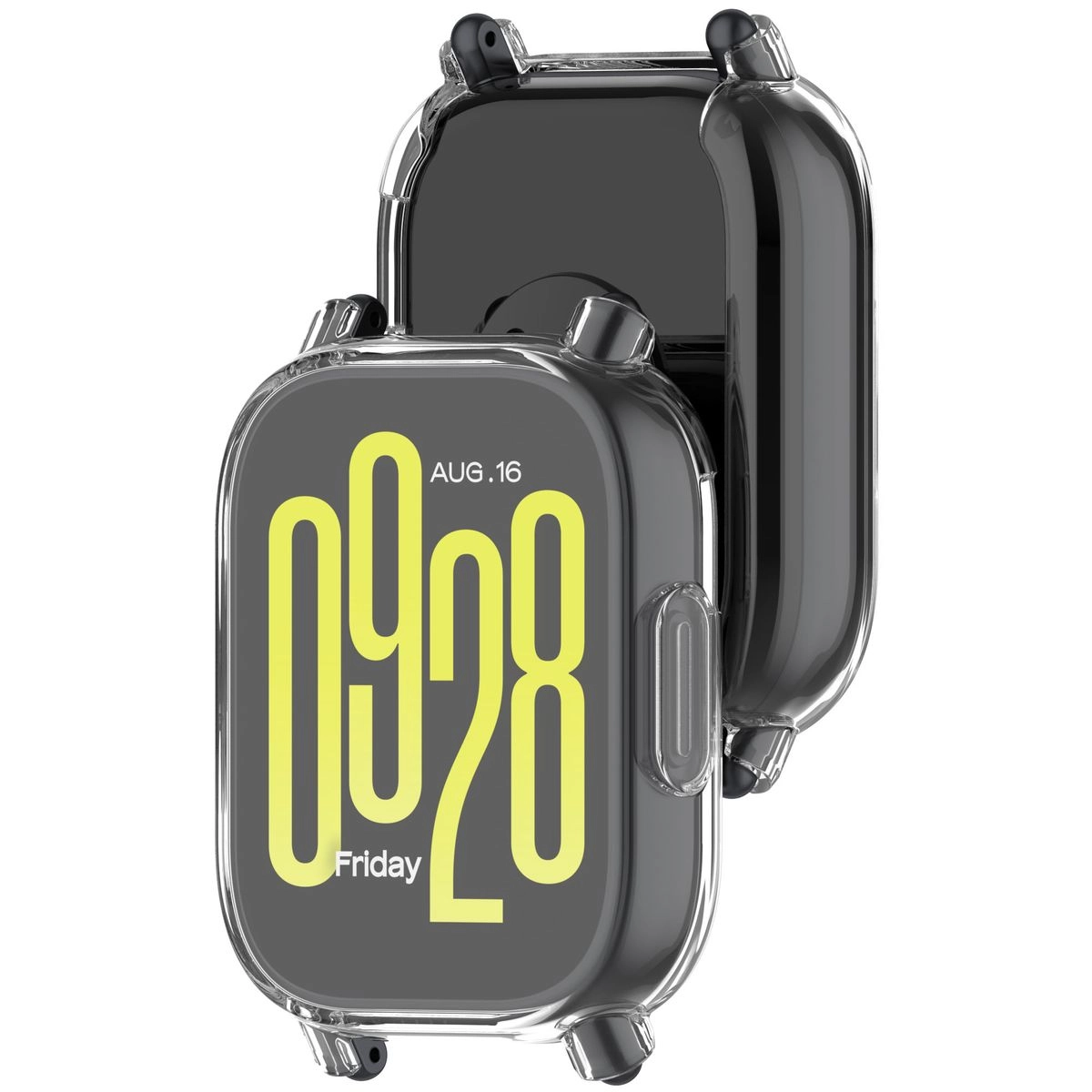 Nakładka na tarczę Bizon Felipe do Xiaomi Redmi Watch 5 Lite Przezroczysty