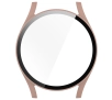 Nakładka na tarczę Bizon ze szkłem do Galaxy Watch 7 40mm Satynowo-różowy