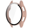 Nakładka na tarczę Bizon ze szkłem do Galaxy Watch 7 40mm Satynowo-różowy