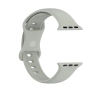 Pasek Bizon Strap Watch Silicone S do Apple Watch 44/45/46/49mm Jasno-szary