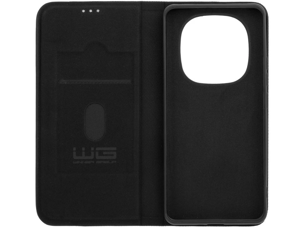 Etui Winner WG Flipbook Duet do Xiaomi Redmi Note 14 Pro 5G/14 Pro+ 5G Czarny