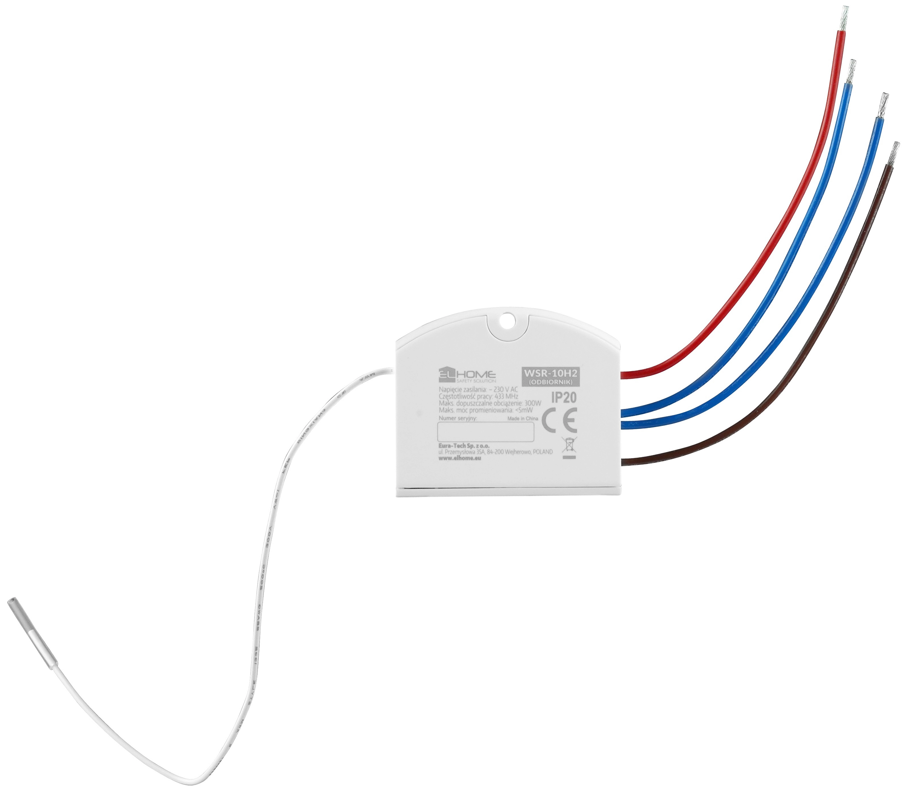 Sterownik Eura-Tech odbiornik EL-HOME WSR-10H2