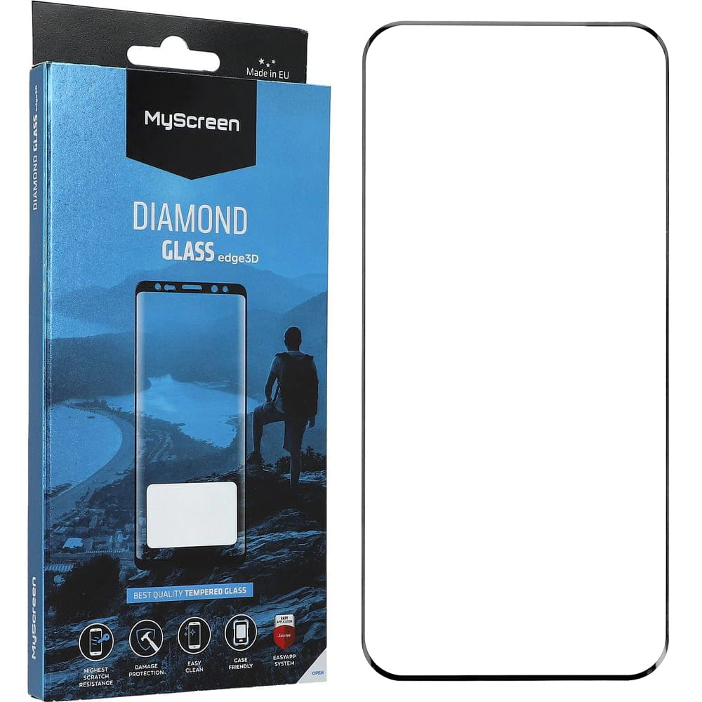 Szkło hartowane MyScreen Protector Diamond Glass Edge 3D do Honor Magic7 Pro Czarny