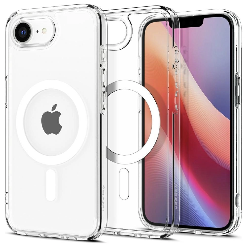Etui Spigen Ultra Hybrid Mag MagSafe do iPhone 16e Biały