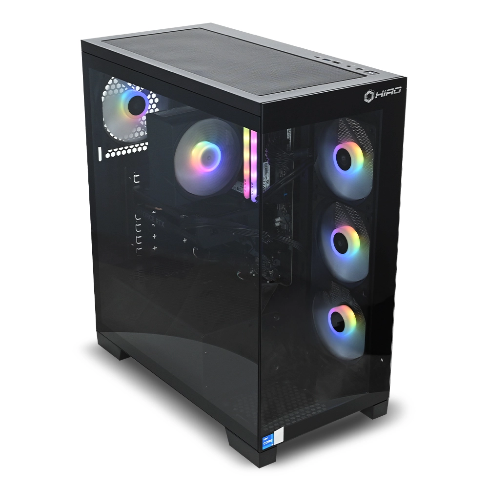 Komputer gamingowy NTT Hiro ZKG-I7RTX5080-EU01 i7-14700F 32GB RAM 2TB Dysk SSD RTX5080 Win11