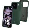 Etui Bizon Silikonowe Soft do Xiaomi 15 Ciemnozielony