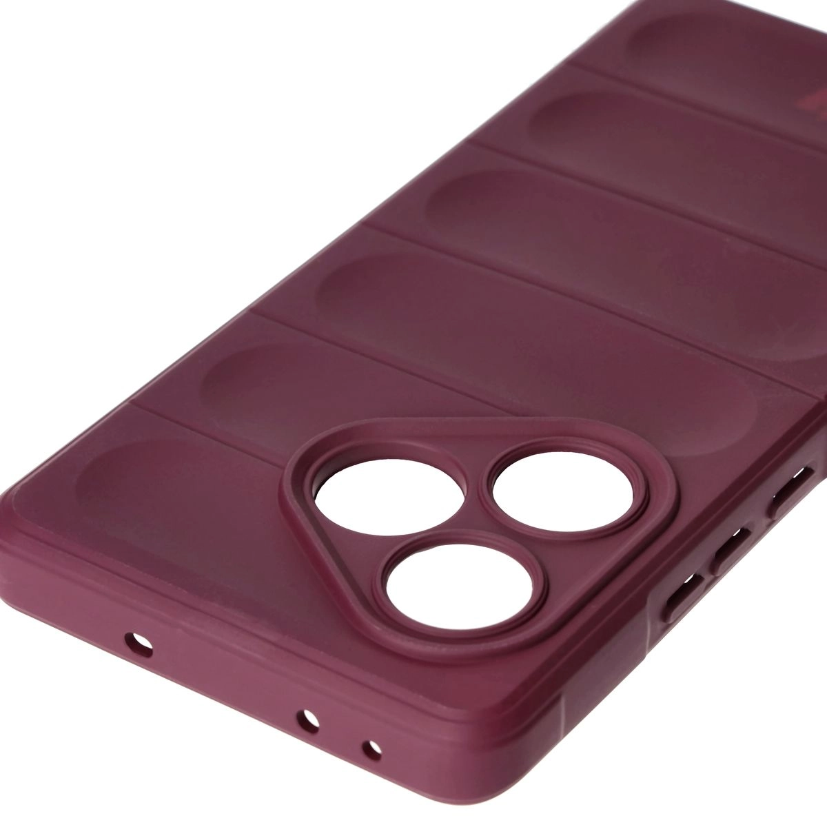 Etui Bizon Tur do Realme GT 6 / GT 6T / GT Neo 6 / GT Neo 6 SE Ciemnofioletowy