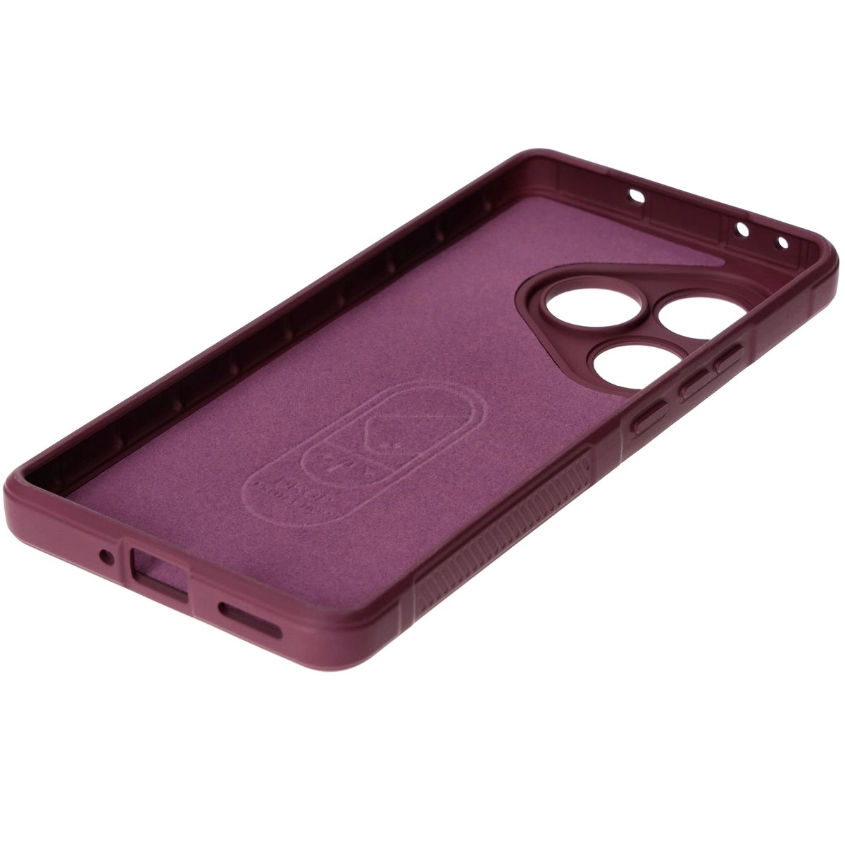 Etui Bizon Tur do Realme GT 6 / GT 6T / GT Neo 6 / GT Neo 6 SE Ciemnofioletowy