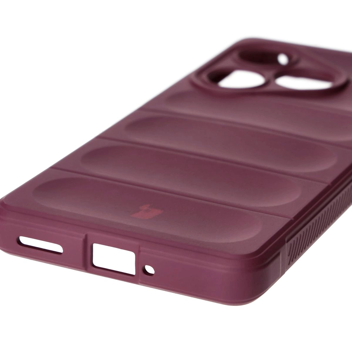Etui Bizon Tur do Realme GT 6 / GT 6T / GT Neo 6 / GT Neo 6 SE Ciemnofioletowy