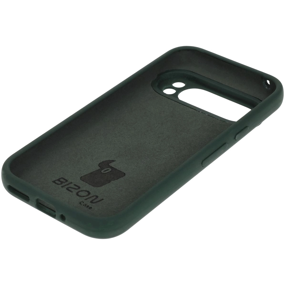 Etui Bizon Silikonowe Soft do Google Pixel 9 Pro Ciemnozielony