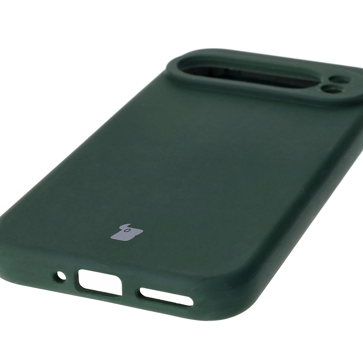 Etui Bizon Silikonowe Soft do Google Pixel 9 Pro Ciemnozielony