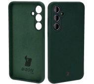 Bizon Silikonowe Soft do Galaxy A55 5G Ciemnozielony