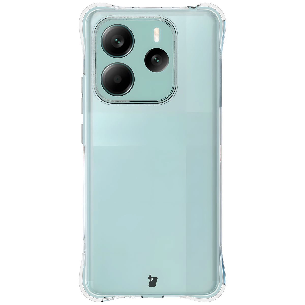 Etui Bizon Elastyczne Salpa do Xiaomi Redmi Note 14 5G Przezroczysty