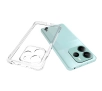 Etui Bizon Elastyczne Salpa do Xiaomi Redmi Note 14 5G Przezroczysty