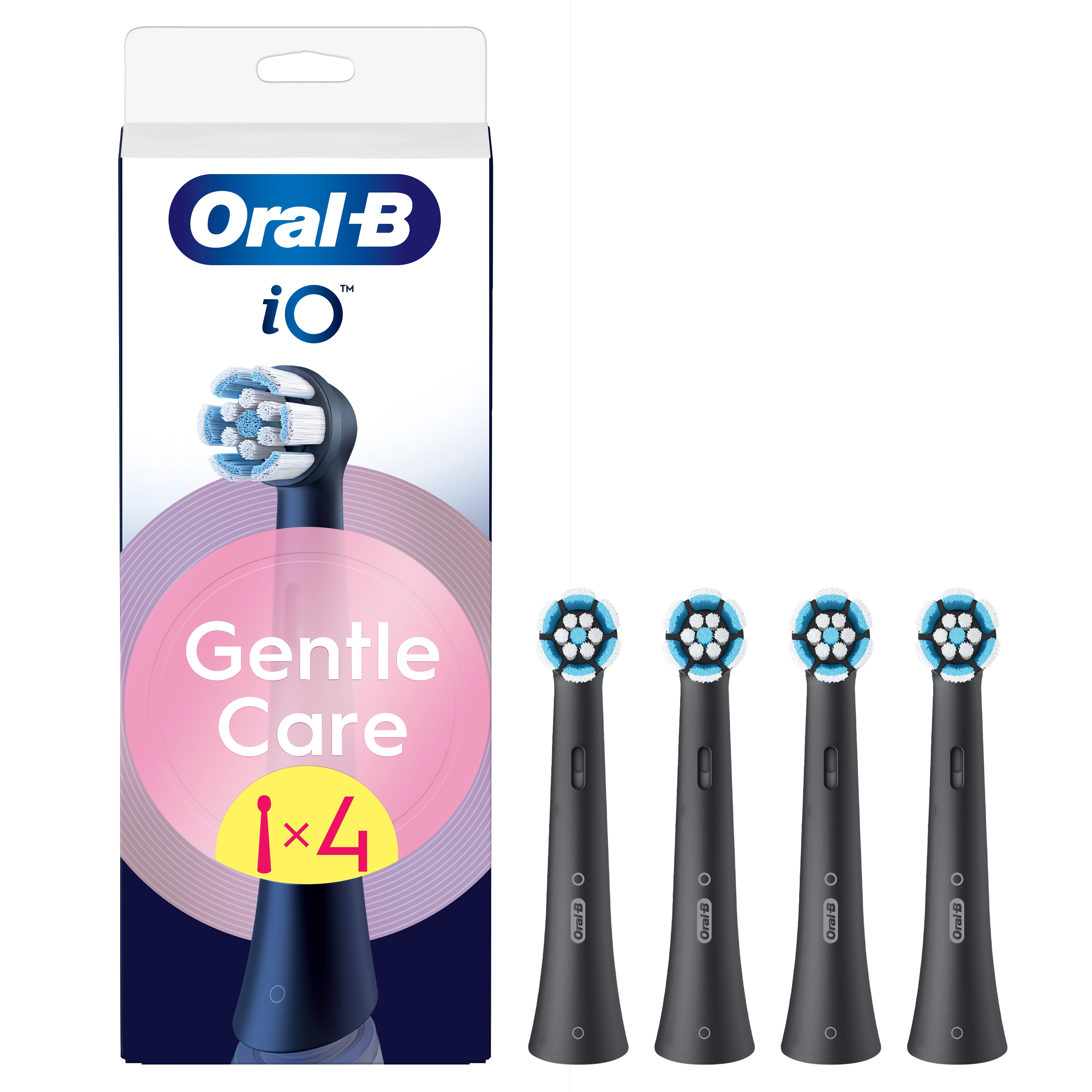 Końcówka do szczoteczki Oral-B iO Gentle Care Black 4szt.