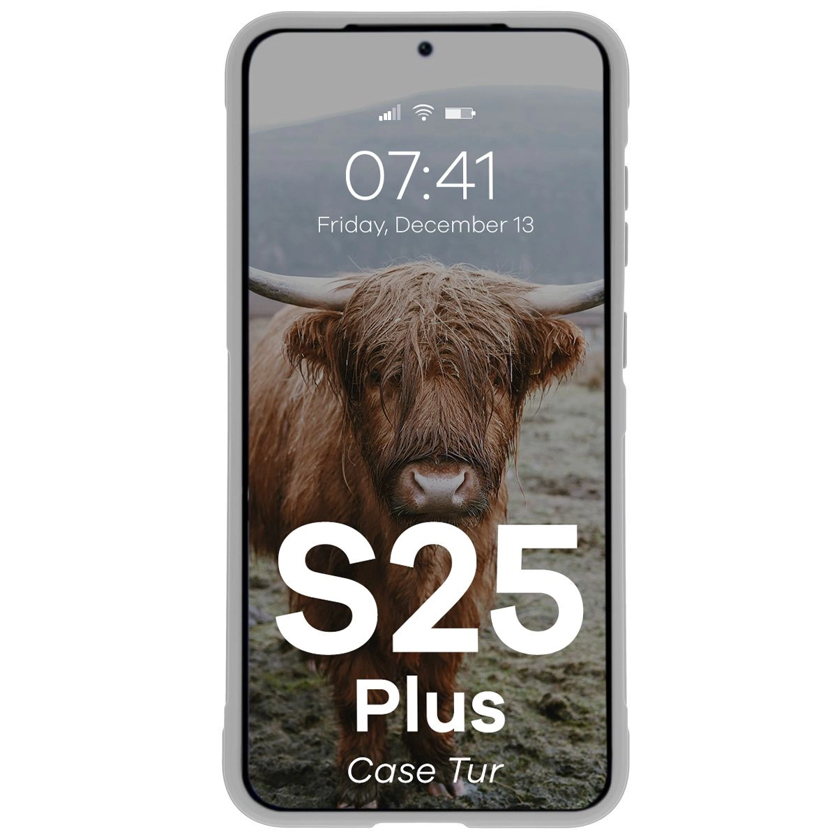 Etui Bizon Tur do Galaxy S25 Plus Jasnoszary