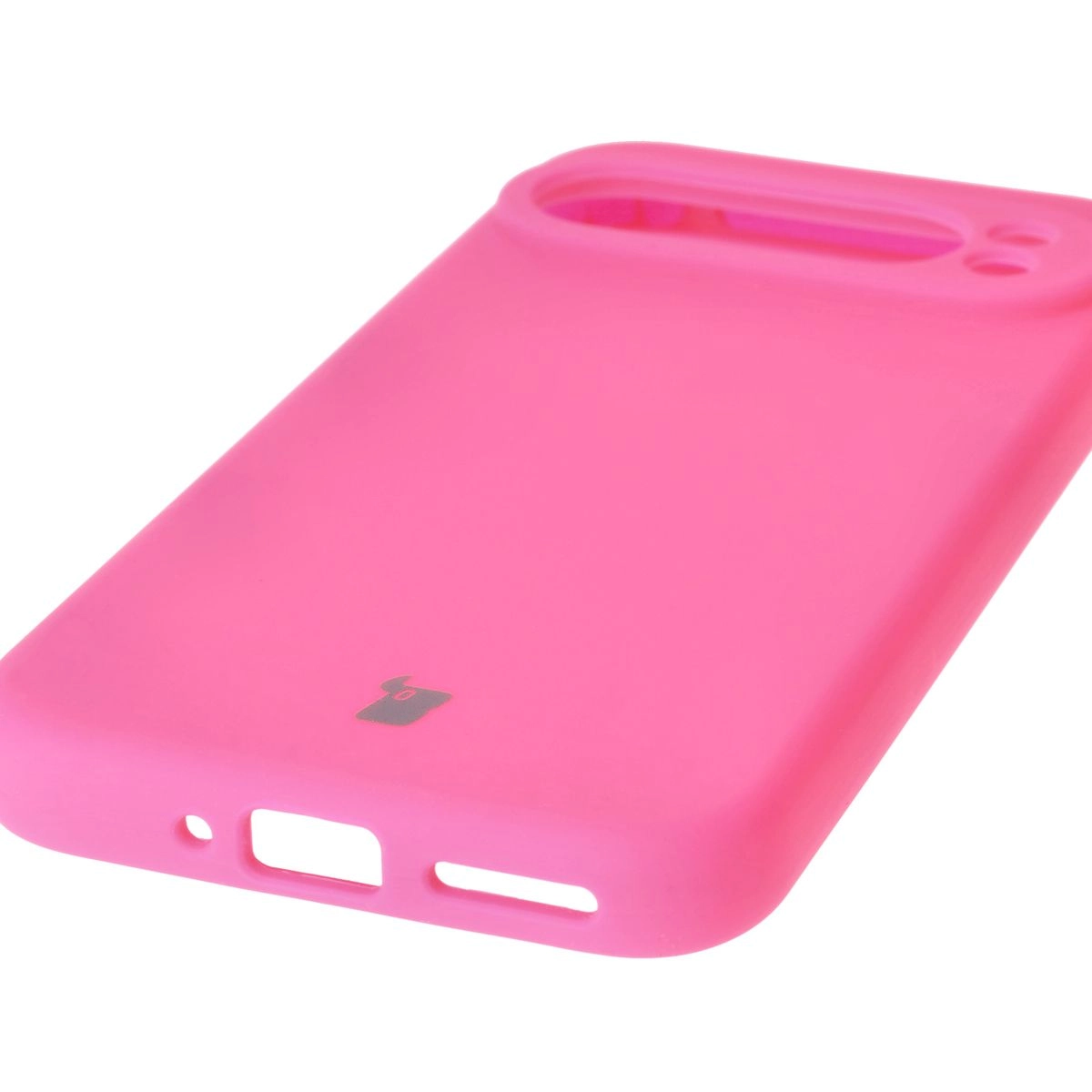 Etui Bizon Silikonowe Soft do Google Pixel 9 Pro Neonowo-różowy