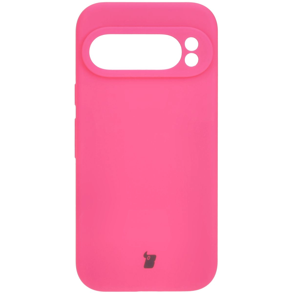 Etui Bizon Silikonowe Soft do Google Pixel 9 Pro Neonowo-różowy