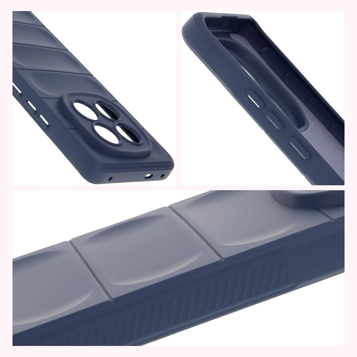Etui Bizon Tur do Xiaomi Redmi Note 14 Pro Plus 5G Granatowy