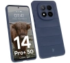 Etui Bizon Tur do Xiaomi Redmi Note 14 Pro Plus 5G Granatowy