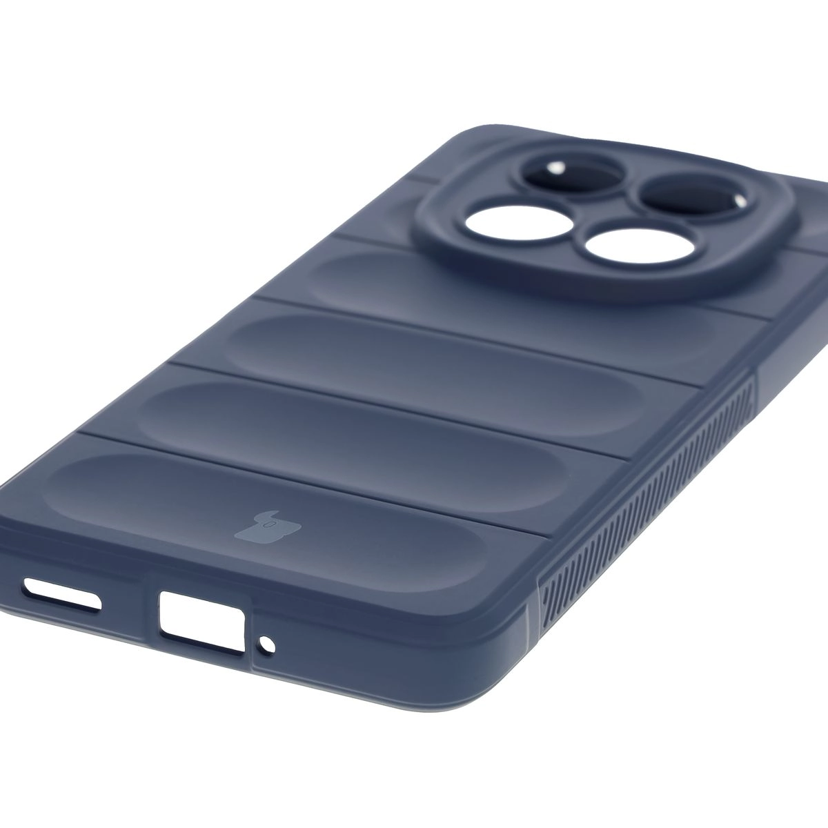 Etui Bizon Tur do Xiaomi Redmi Note 14 Pro Plus 5G Granatowy