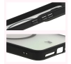 Etui Bizon MatteO z MagSafe do Xiaomi 15 Półprzezroczyste z czarną ramką