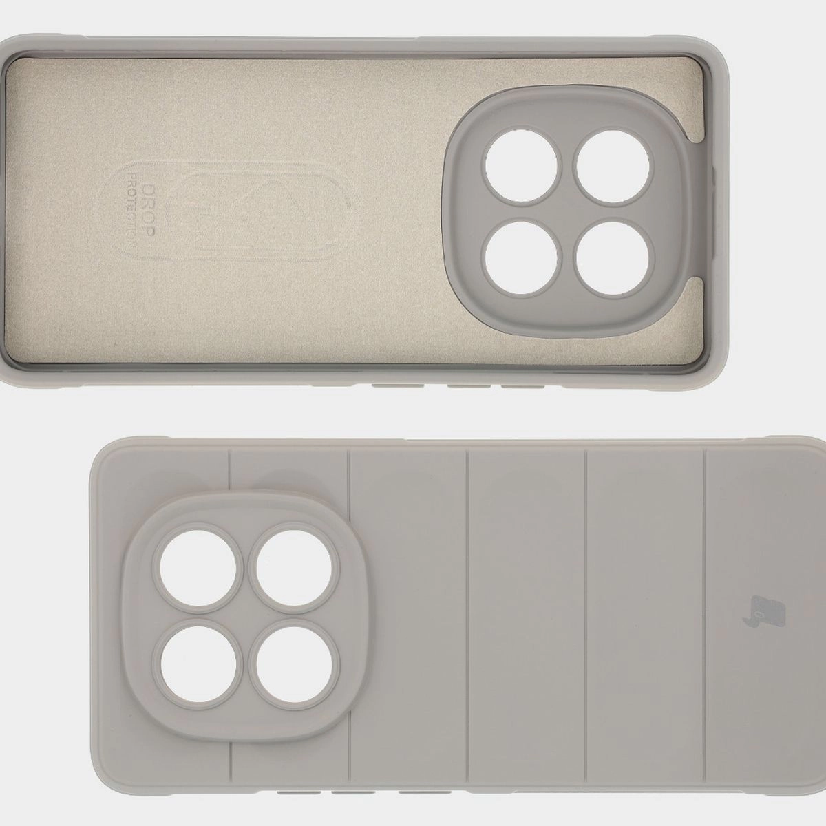 Etui Bizon Tur do Xiaomi Redmi Note 14 Pro 5G / Poco X7 Jasnoszary