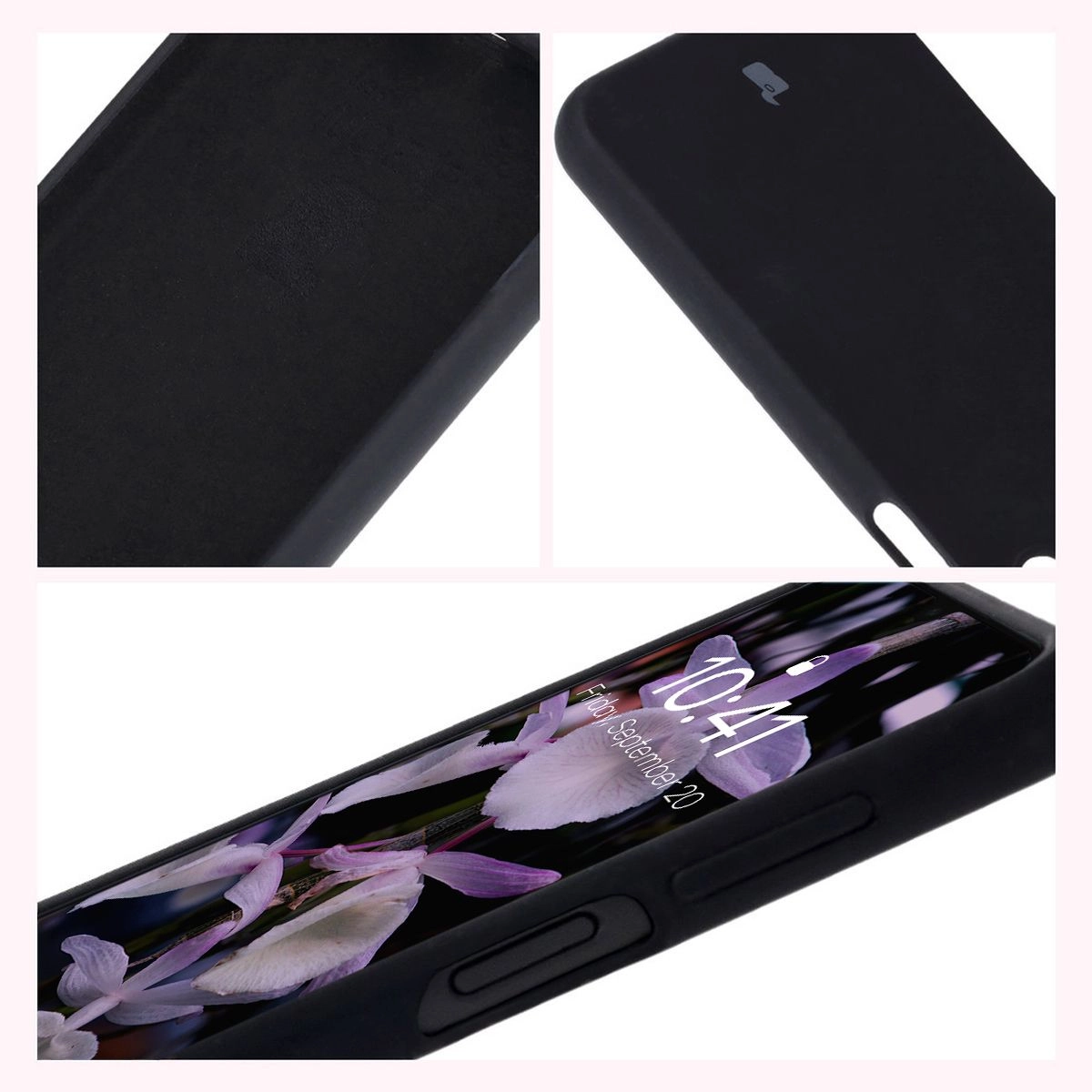 Etui Bizon Silikonowe Soft do Galaxy A16 4G/5G Czarny