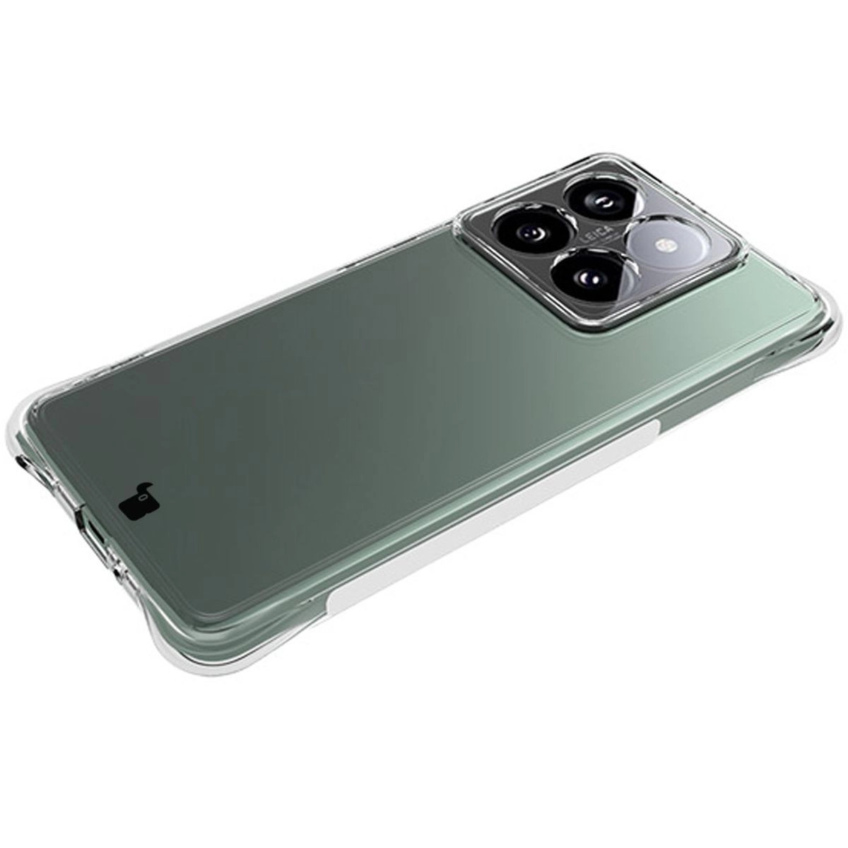 Etui Bizon Elastyczne Salpa do Xiaomi 14T Pro Przezroczysty