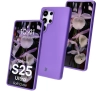 Etui Bizon Silikonowe Soft do Galaxy S25 Ultra Fioletowy
