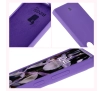 Etui Bizon Silikonowe Soft do Galaxy S25 Ultra Fioletowy