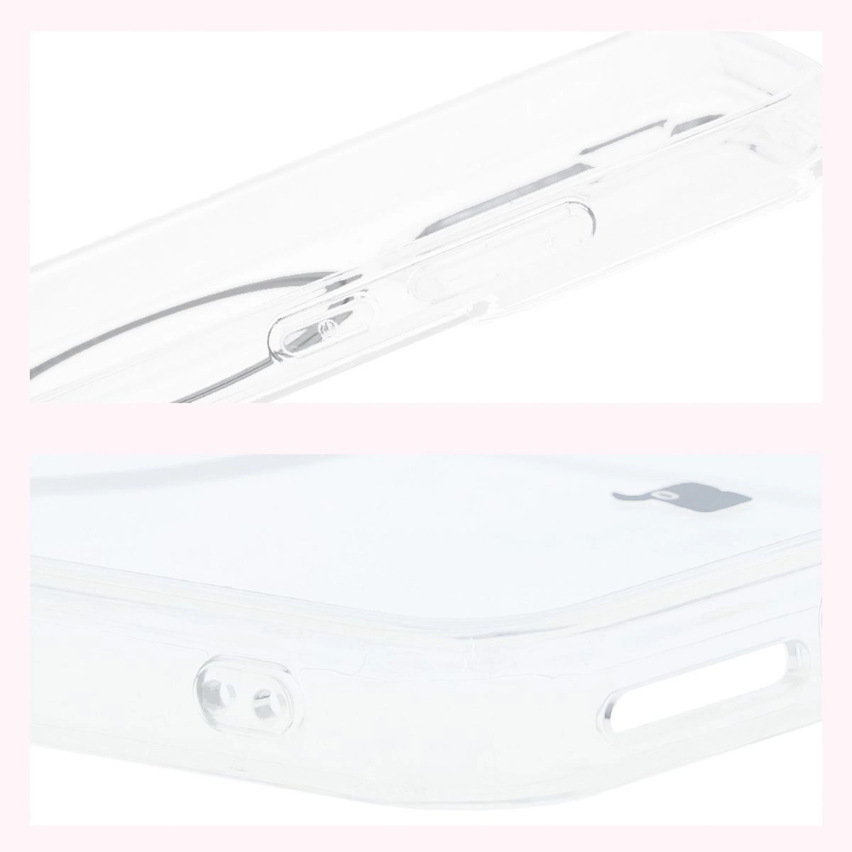 Etui Bizon CrystalO z MagSafe do Xiaomi 15 Przezroczyste