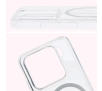 Etui Bizon CrystalO z MagSafe do Xiaomi 15 Przezroczyste