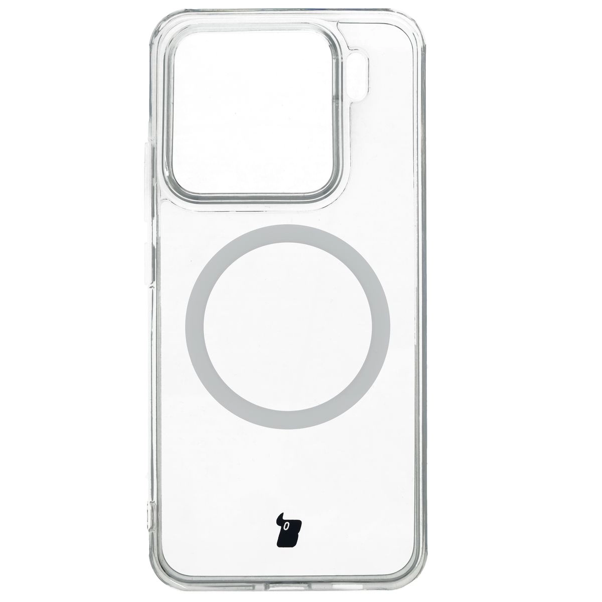 Etui Bizon CrystalO z MagSafe do Xiaomi 15 Przezroczyste