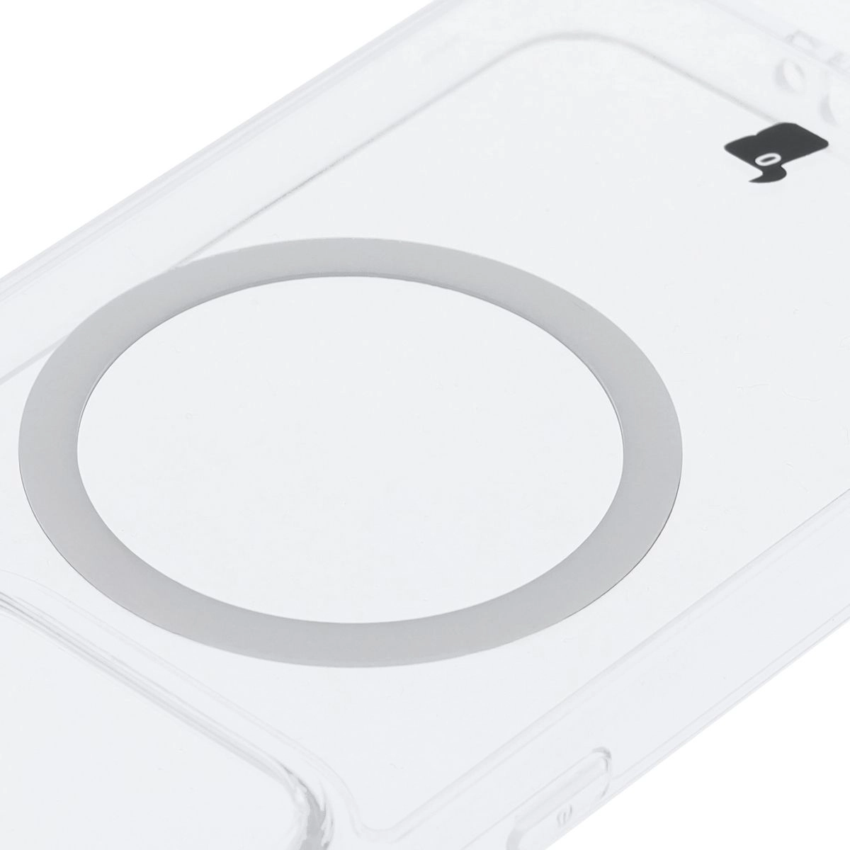 Etui Bizon CrystalO z MagSafe do Xiaomi 15 Przezroczyste