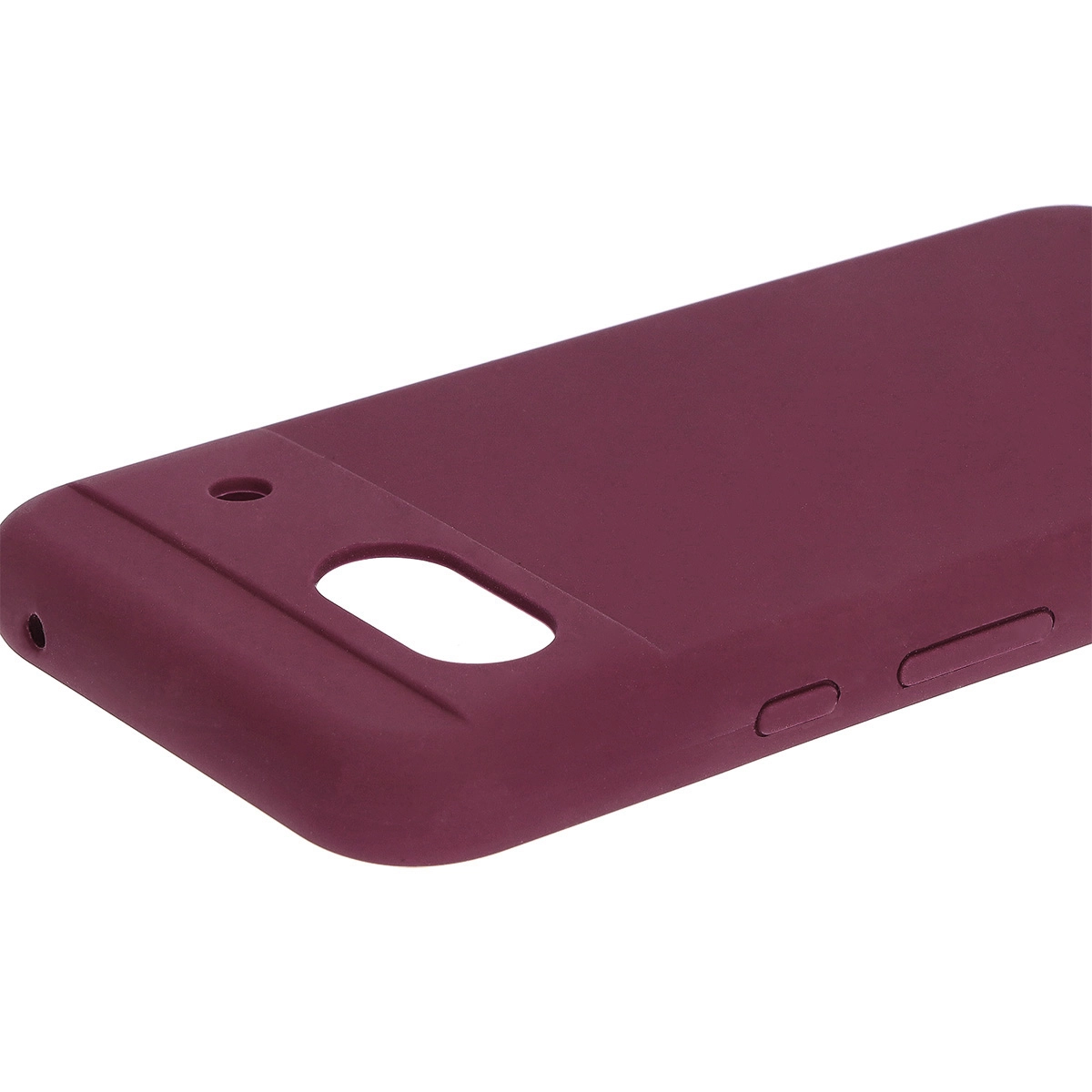 Etui Bizon Silikonowe Soft do Google Pixel 8a Ciemno-fioletowy