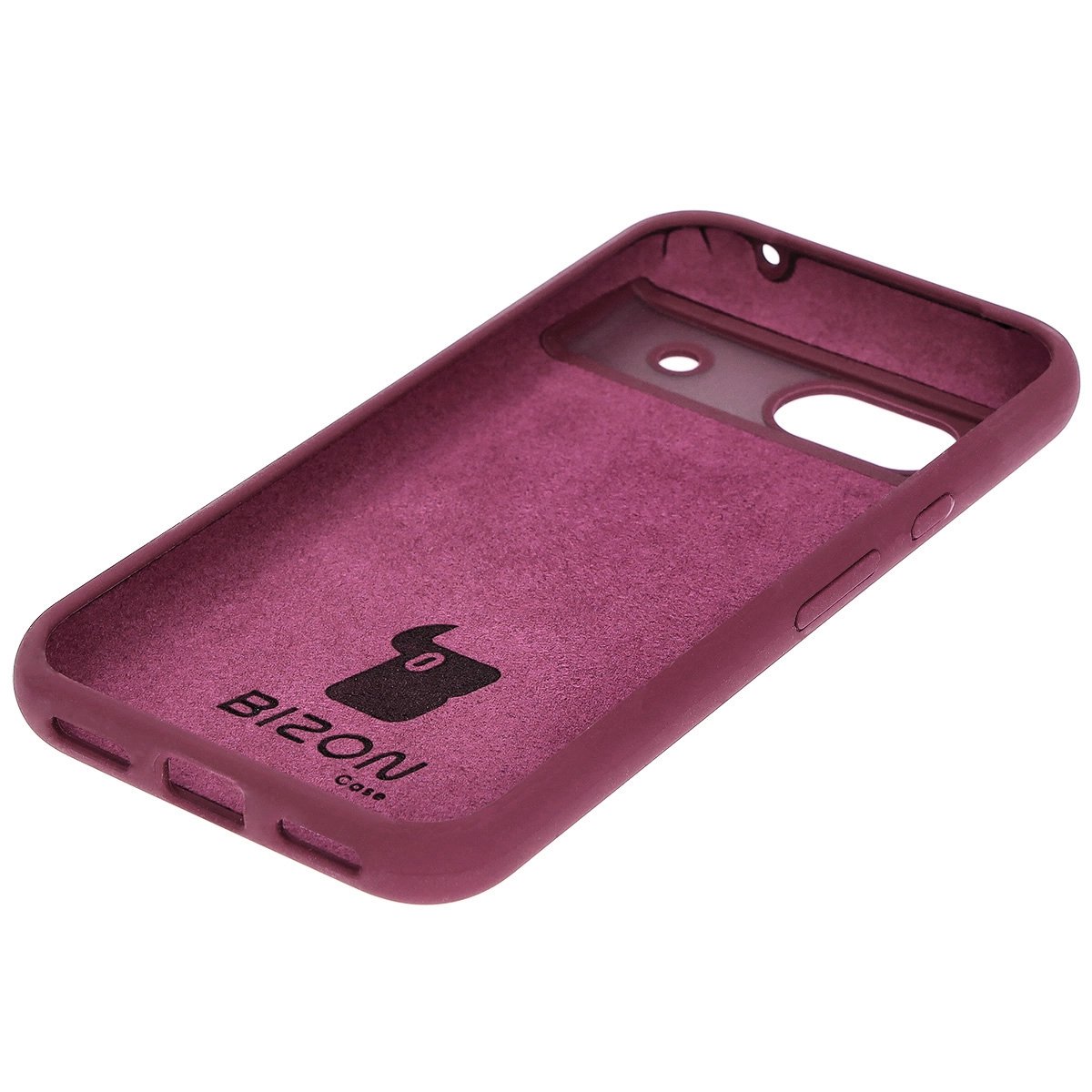 Etui Bizon Silikonowe Soft do Google Pixel 8a Ciemno-fioletowy