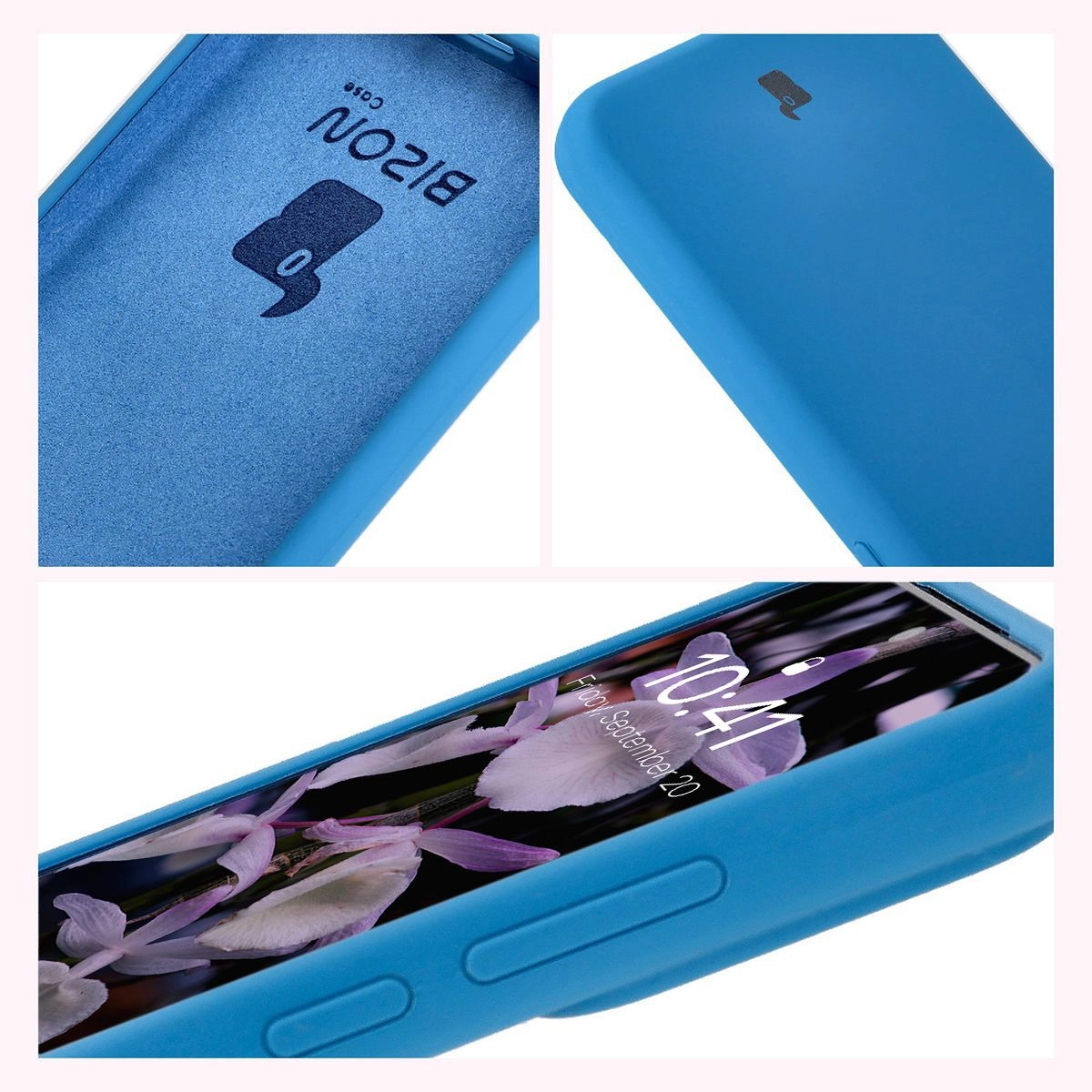 Etui Bizon Silikonowe Soft do Xiaomi 15 Niebieski