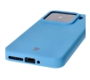 Etui Bizon Silikonowe Soft do Xiaomi 15 Niebieski
