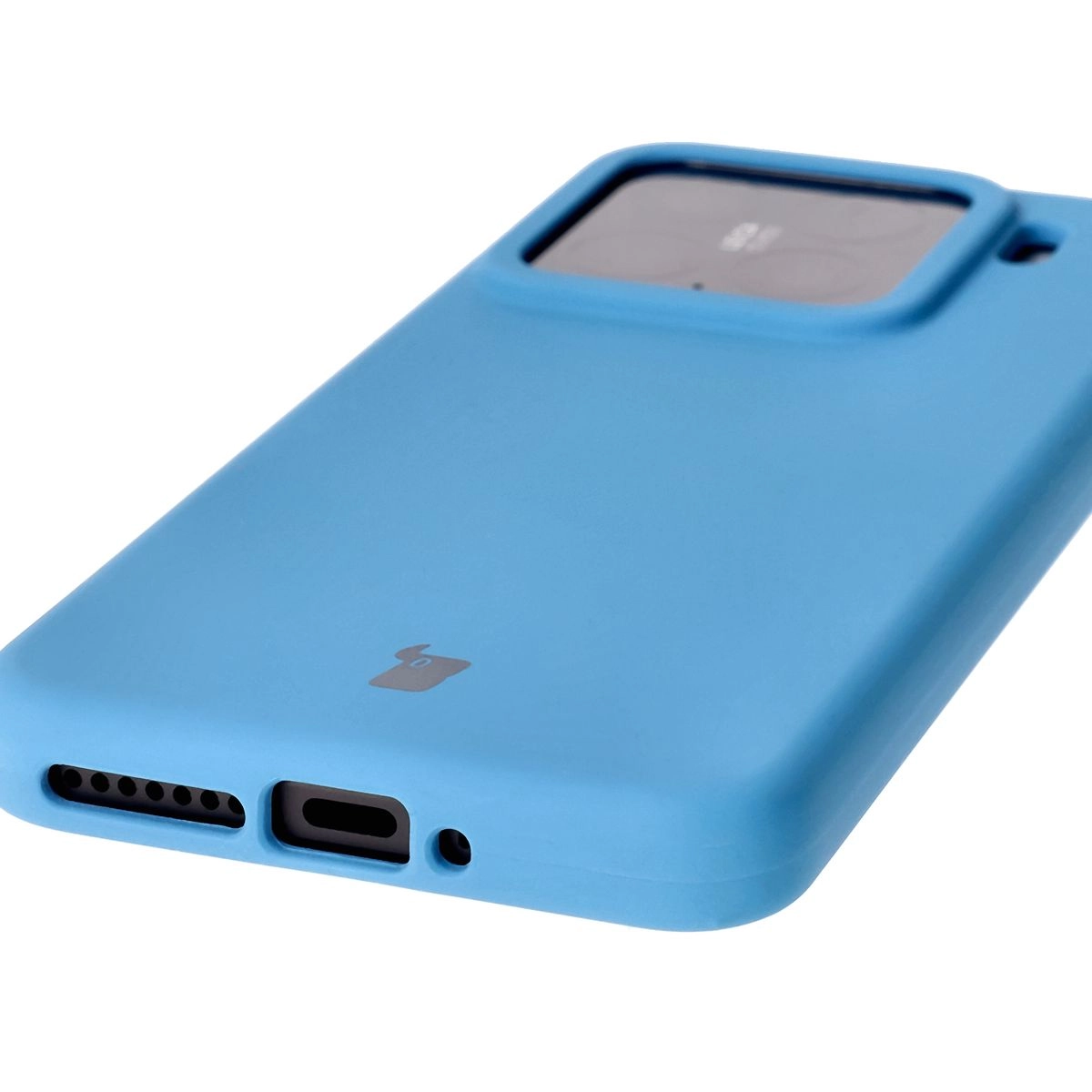 Etui Bizon Silikonowe Soft do Xiaomi 15 Niebieski