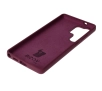 Etui Bizon Silikonowe Soft do Galaxy S25 Ultra Ciemno-fioletowy