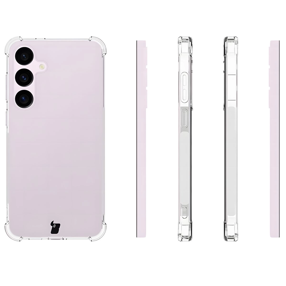 Etui Bizon Elastyczne Salpa do Galaxy S24 Plus Przezroczysty