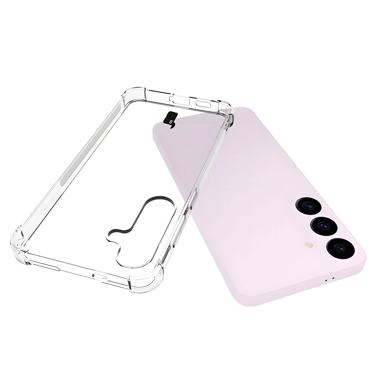 Etui Bizon Elastyczne Salpa do Galaxy S24 Plus Przezroczysty