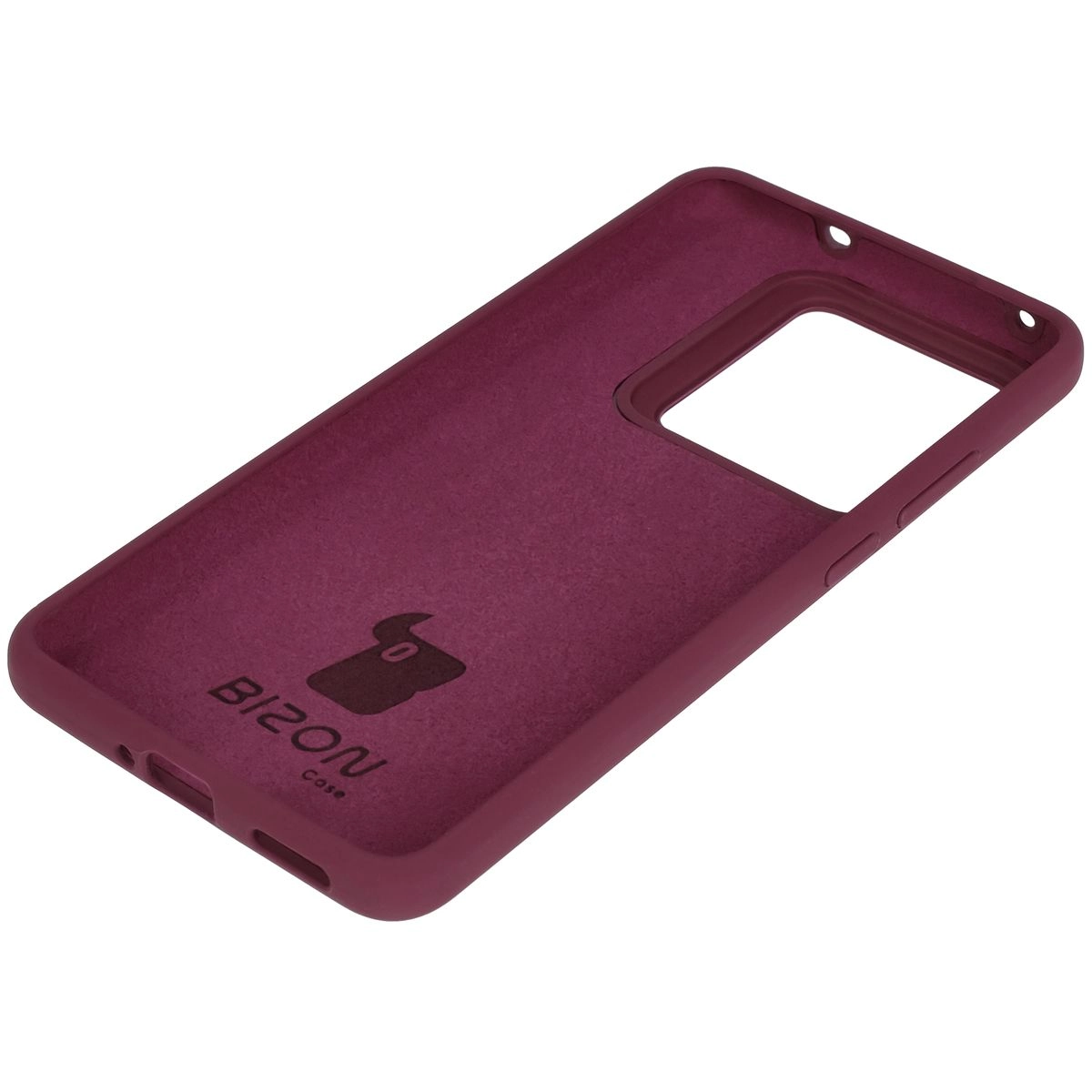Etui Bizon Silikonowe Soft do Realme GT 7 Pro Ciemno-fioletowy