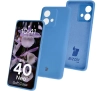 Etui Bizon Silikonowe Soft do Motorola Edge 40 Neo Niebieski
