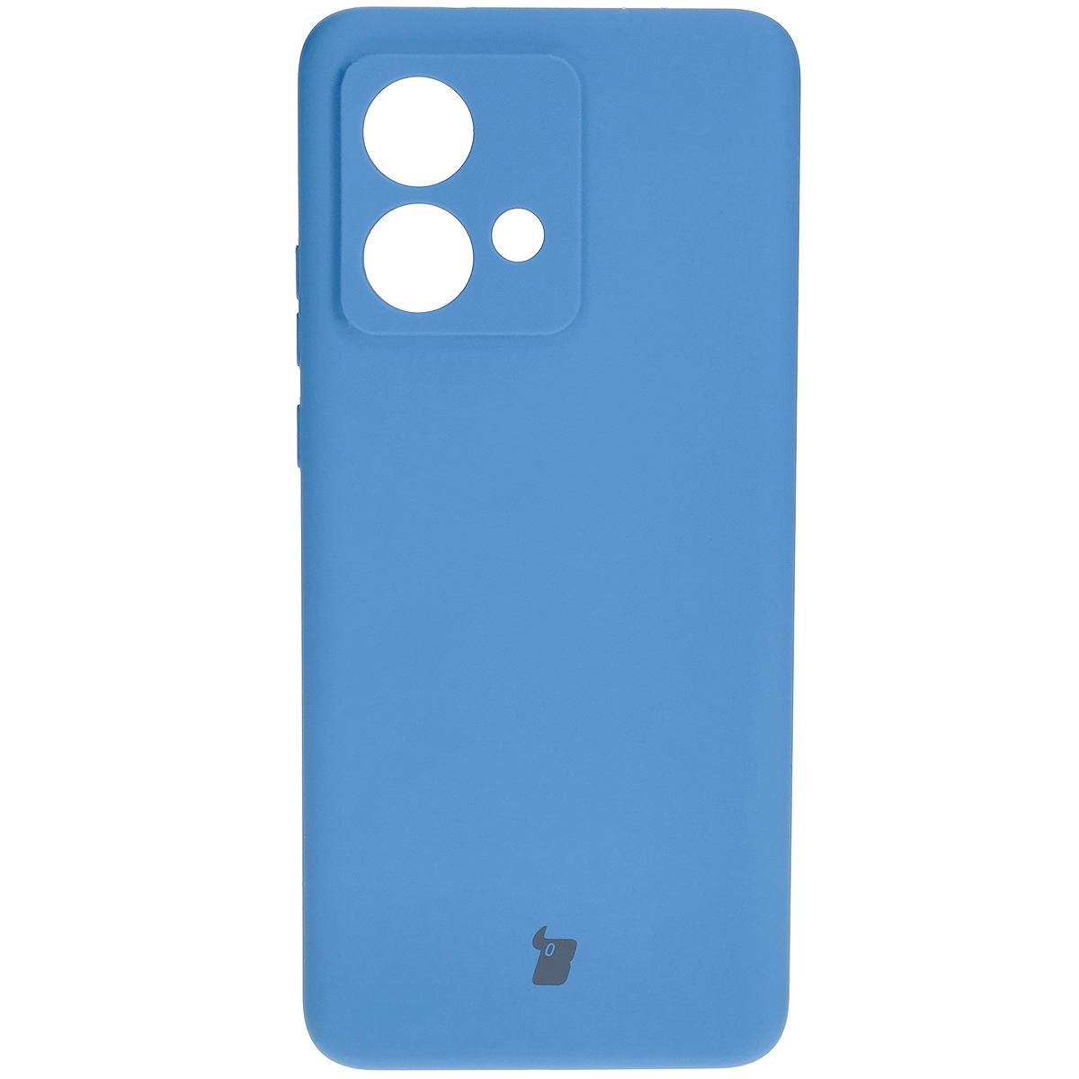 Etui Bizon Silikonowe Soft do Motorola Edge 40 Neo Niebieski
