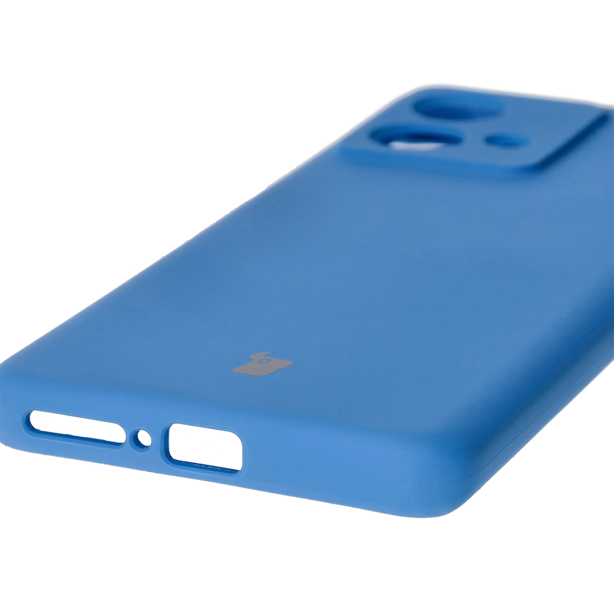 Etui Bizon Silikonowe Soft do Motorola Edge 40 Neo Niebieski