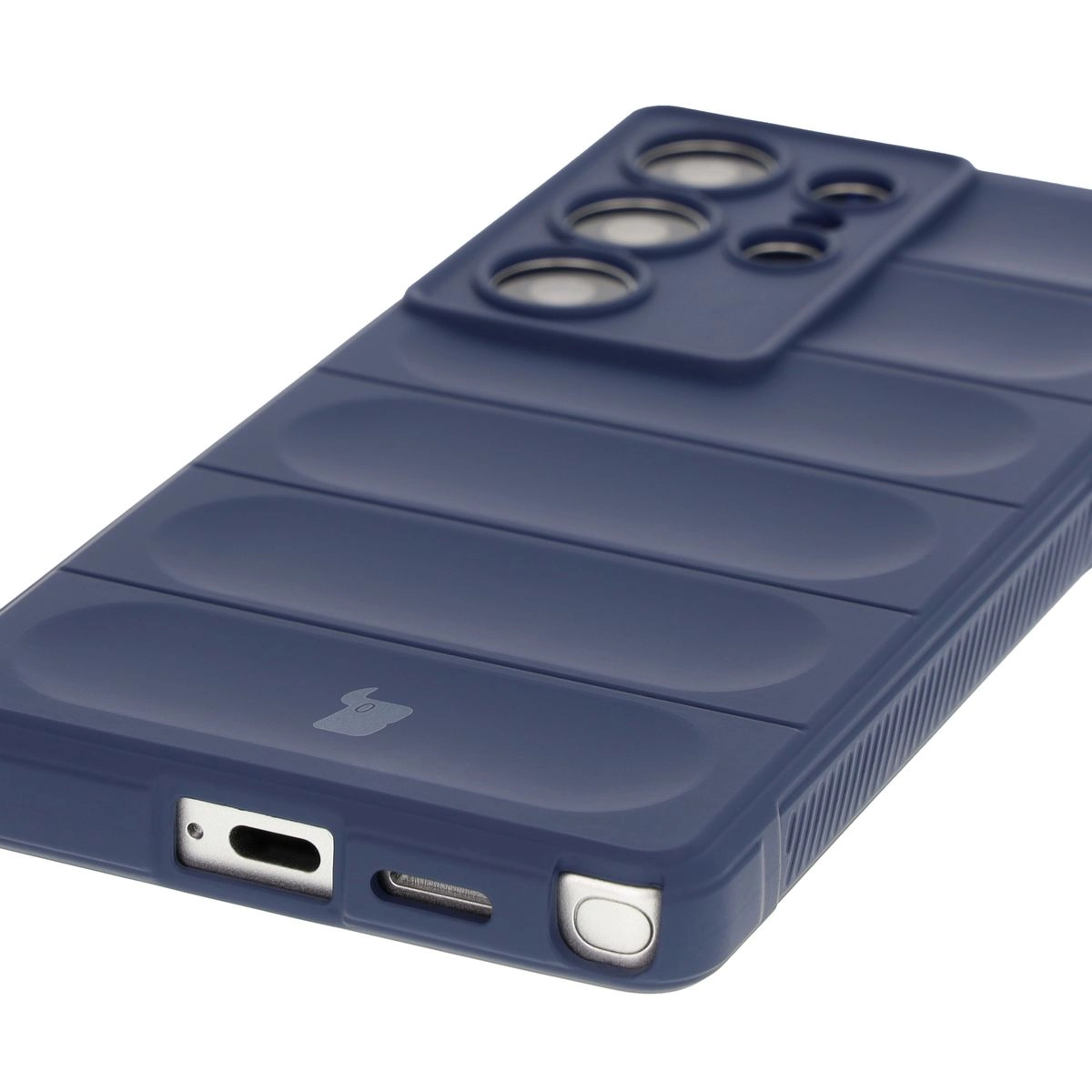 Etui Bizon Tur do Galaxy S25 Ultra Granatowy